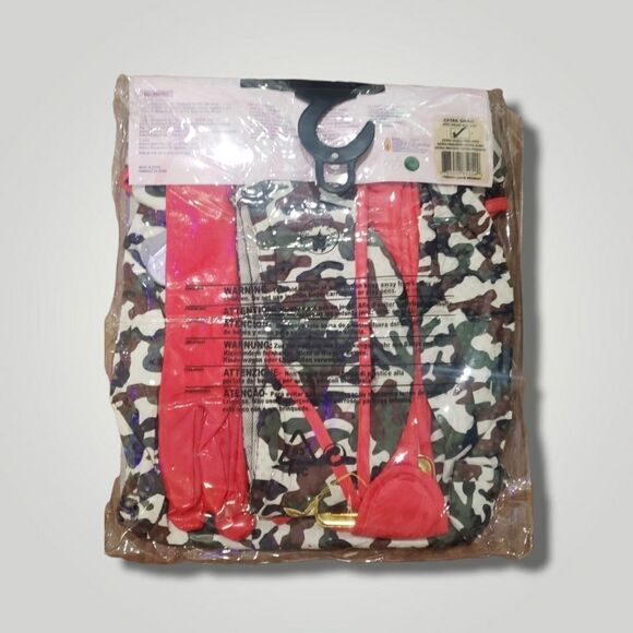 Secret Wishes Women's Cute Recruit Adult Costume with Holographic Sequine - Picture 4 of 7